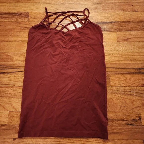 Zenana Outfitters Seamless Rust Camisole 1X/2X - Picture 1 of 4